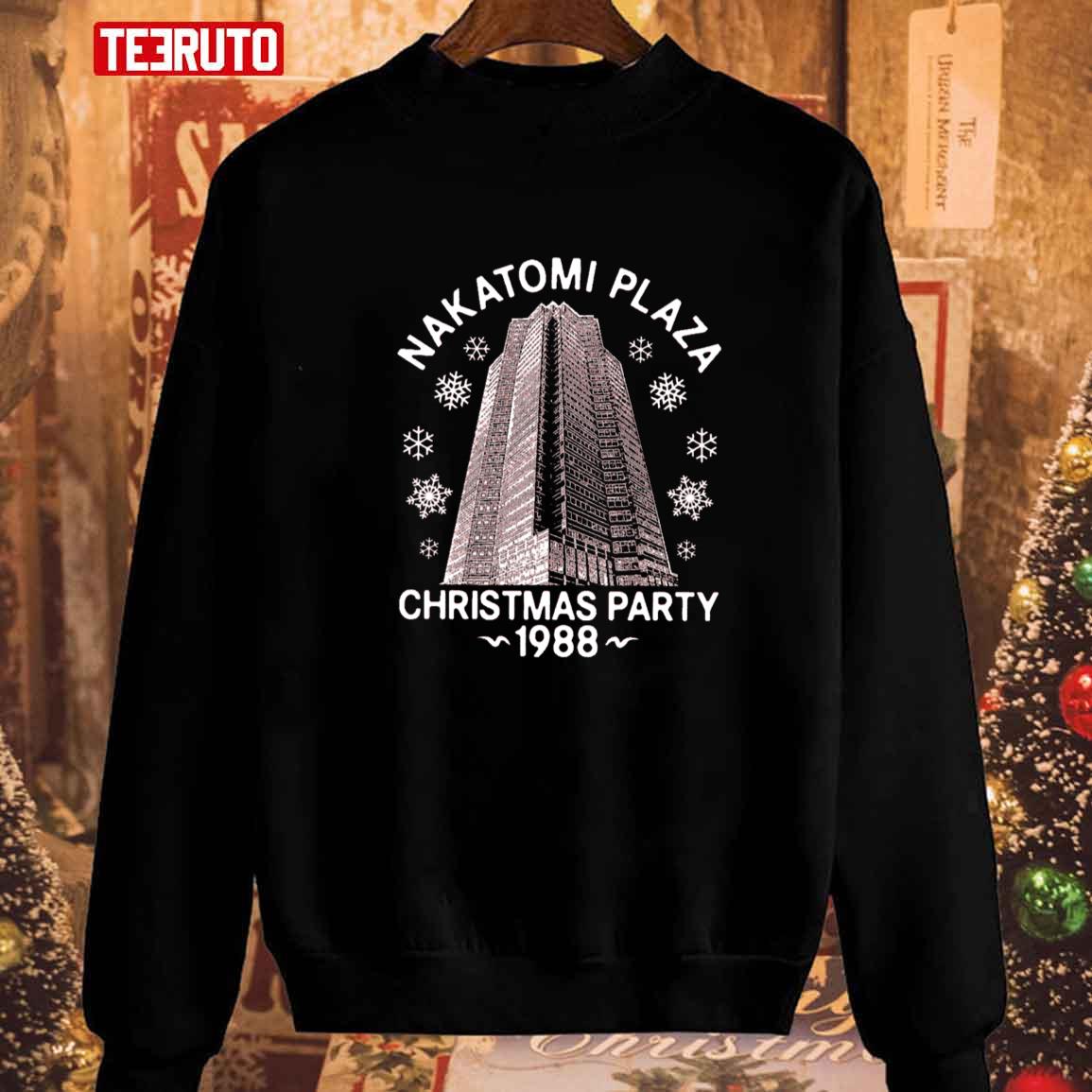 1988 Nakatomi Plaza Christmas Party Die Hard Unisex Sweatshirt