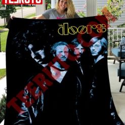 90s Art Members The Doors Band Quilt Blanket