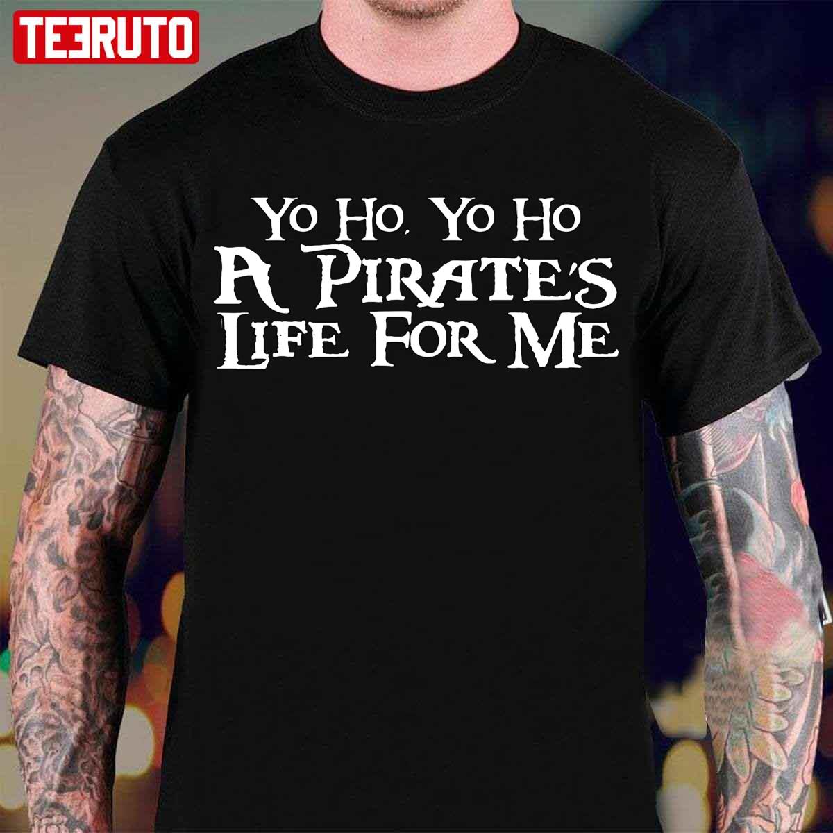 Pirates of the Caribbean Shirt A Pirates Life for Me Shirt 