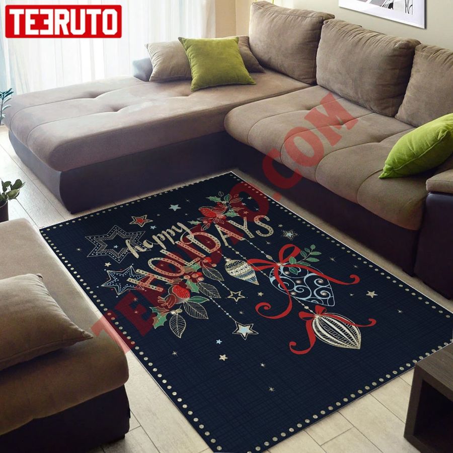 Advocate Art Happy Holidays Christmas Rug