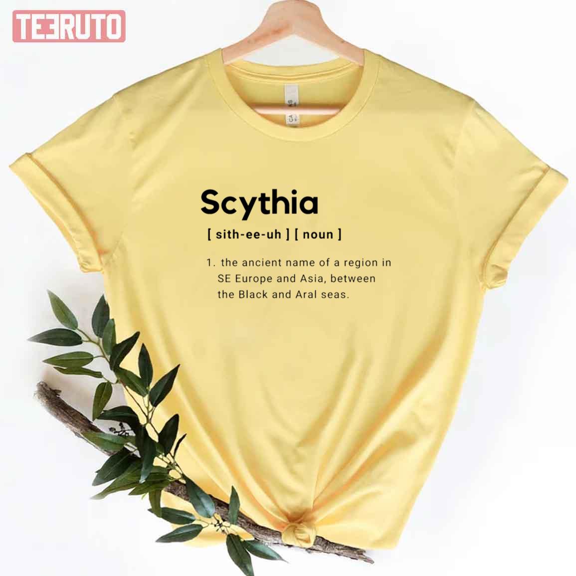 Aesthetic Word Scythia Definition Unisex T-Shirt