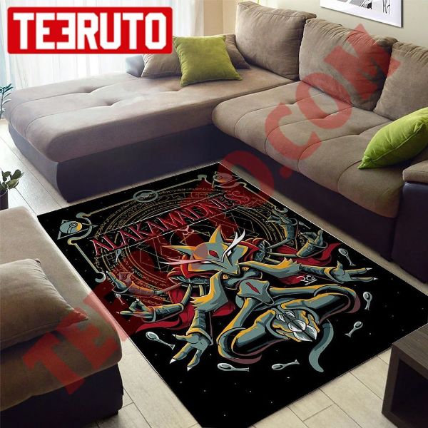 Alakamadness Pokemon Character Rug