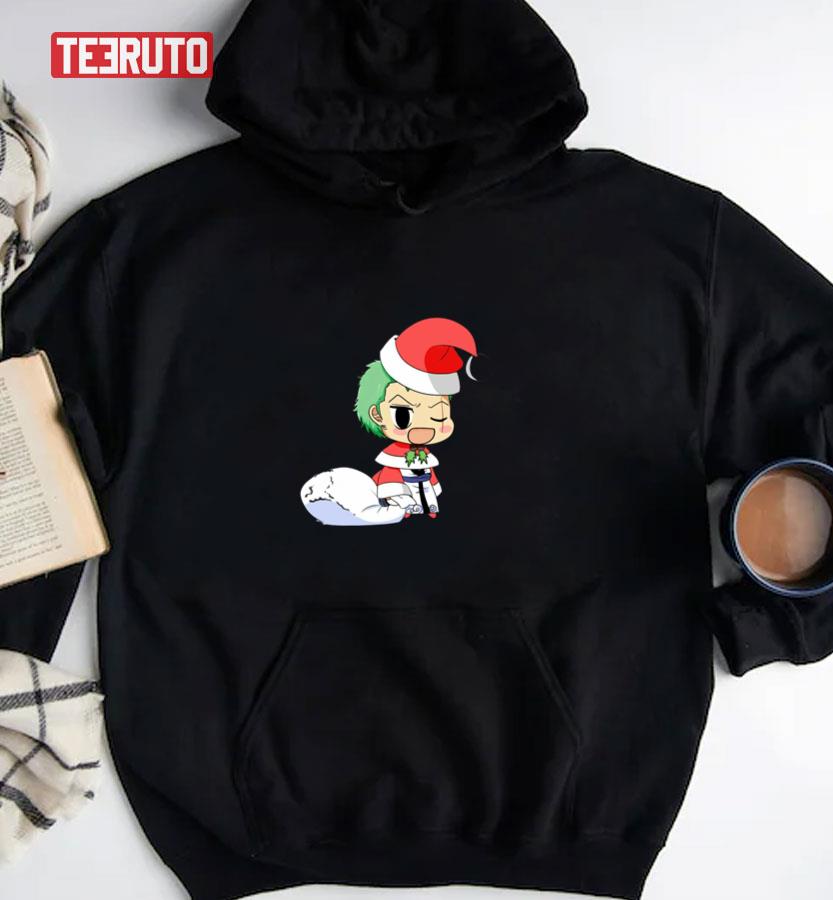 Anime Christmas One Piece Zoro Unisex Sweatshirt