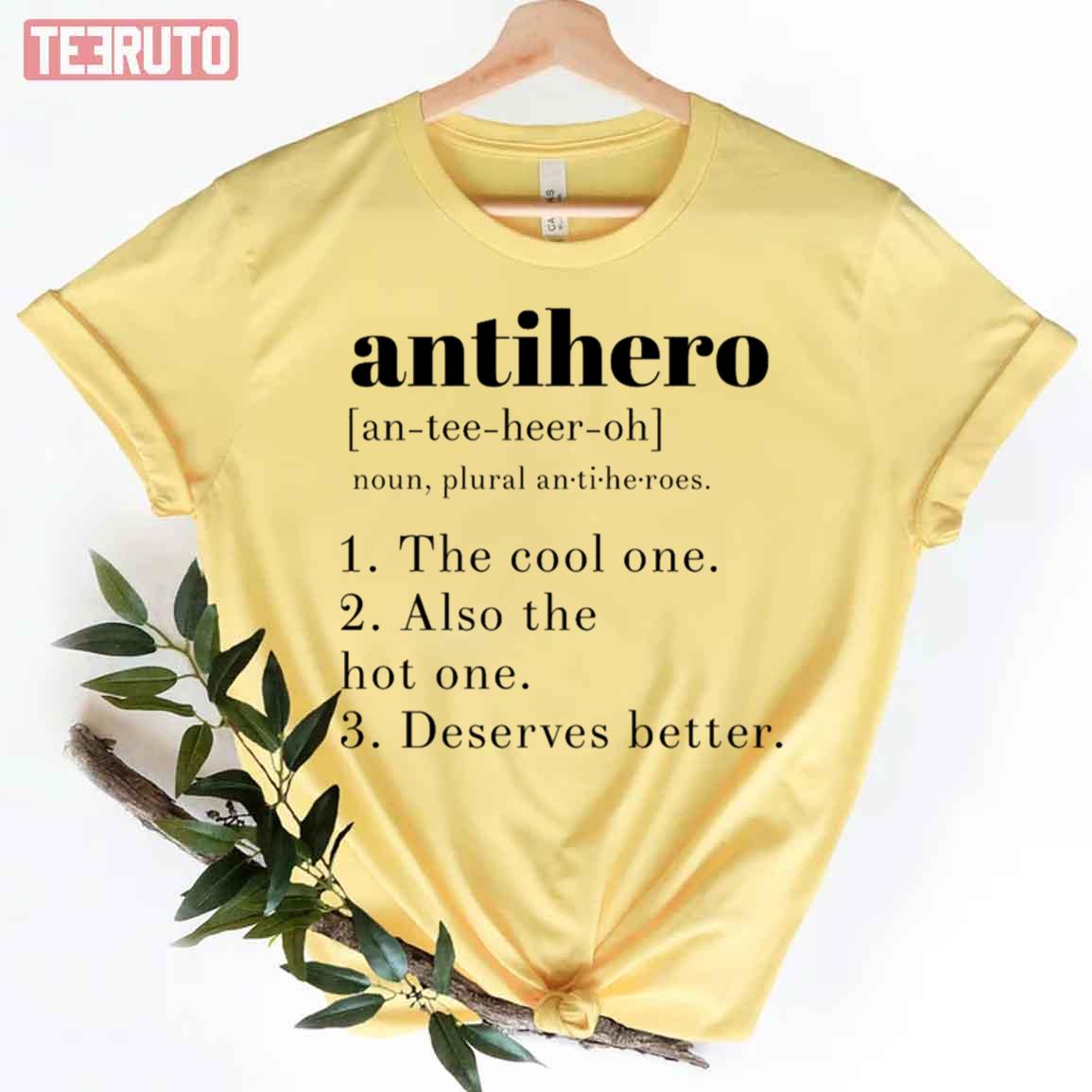 Antihero Definition Print Unisex T-Shirt