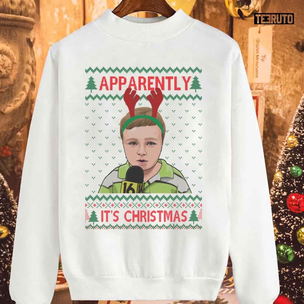 Apparently Kid Meme Funny Christmas Jumper Unisex Sweatshirt