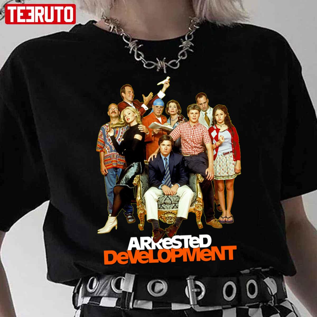 Arrested Development Full Throwback Cast Tribute Unisex T-Shirt