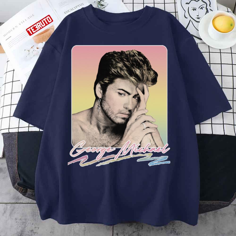 Arts Faded Vintage Look Original Design George Michael Unisex T-Shirt