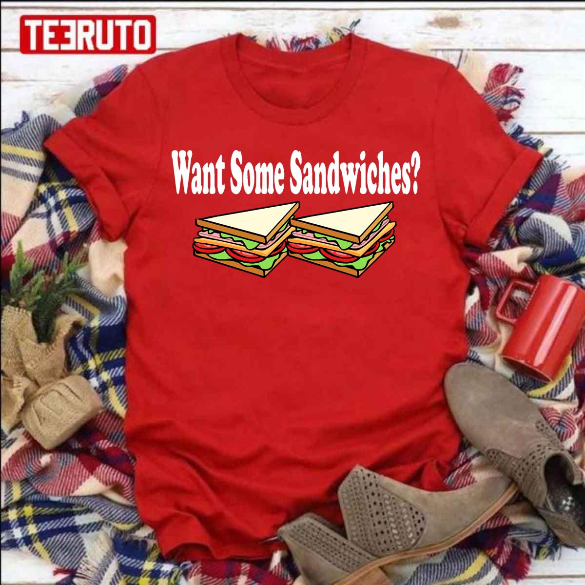 Bad Santa Want Some Sandwiches Unisex T-Shirt