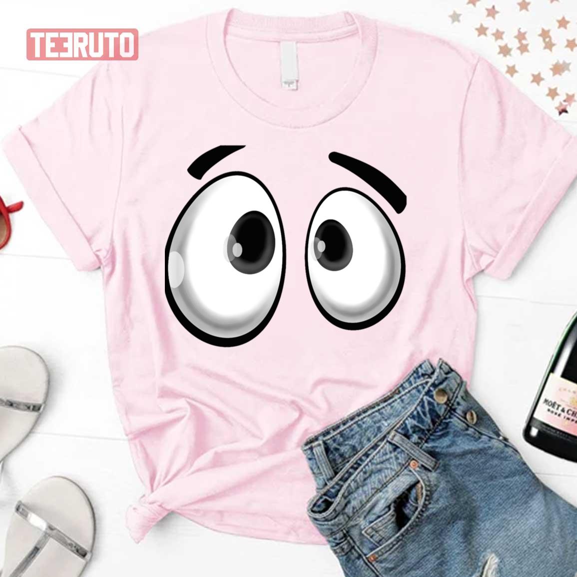 Bewilderment Cartoon Eyes T Unisex T-Shirt