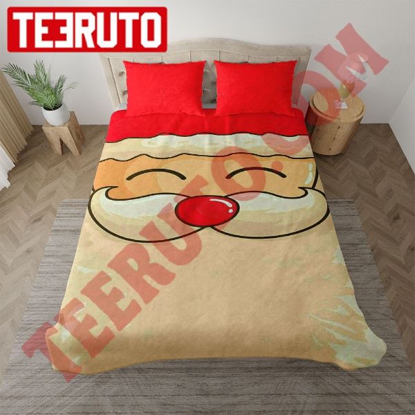 Big Santa Face Design Xmas 2023 Christmas Eve Bedding Sets