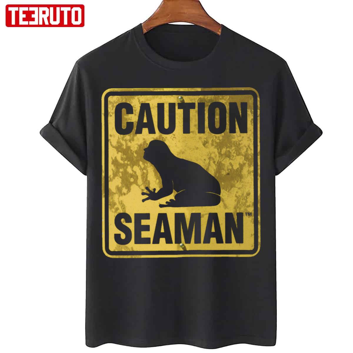 Caution Seaman Shenmue Unisex T-Shirt