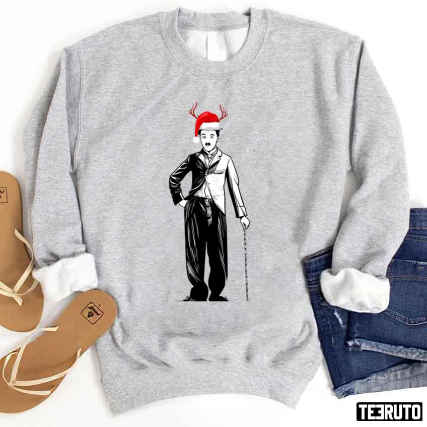 Charlie Chaplin Christmas Unisex Sweatshirt