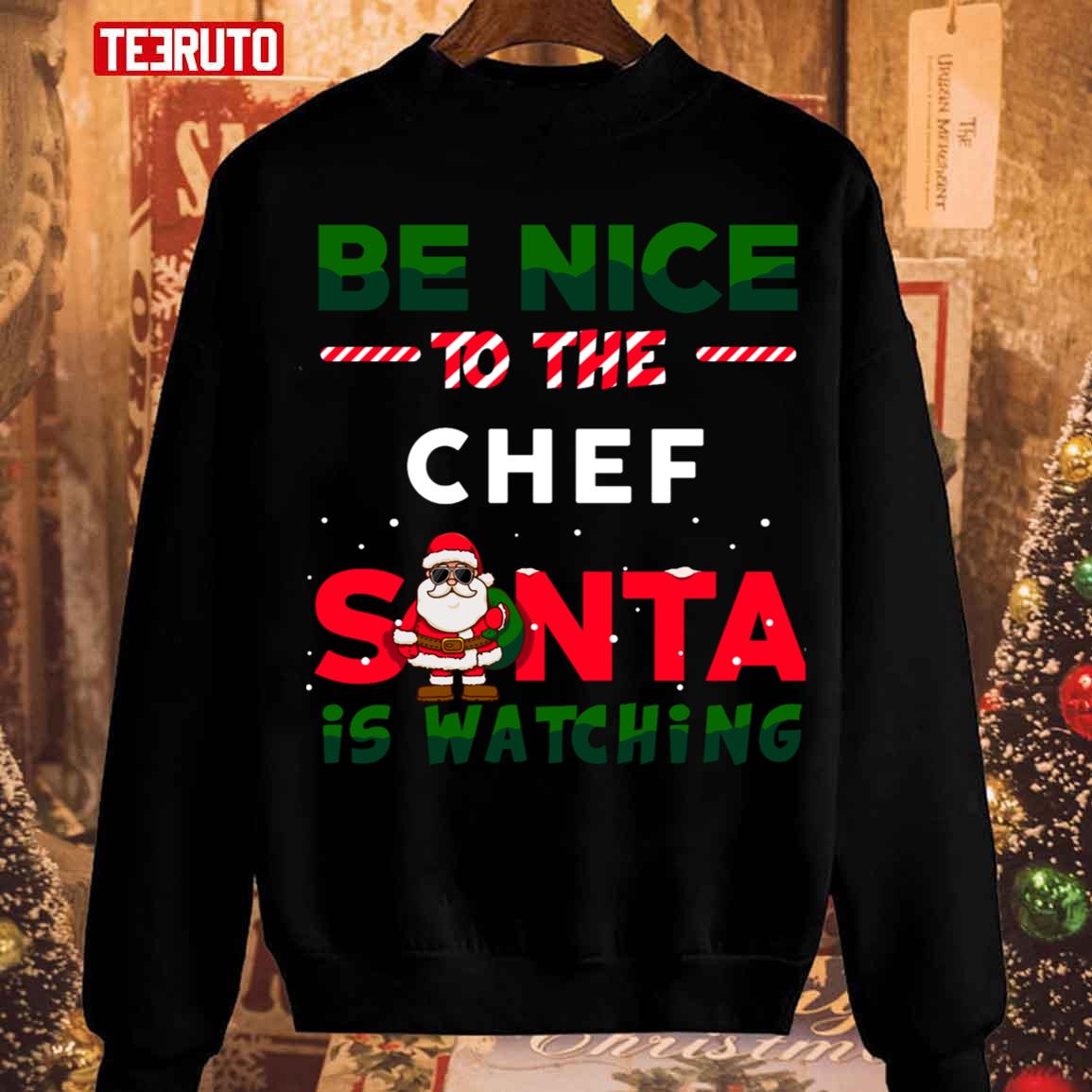 Chef Christmas Vintage Sweatshirt