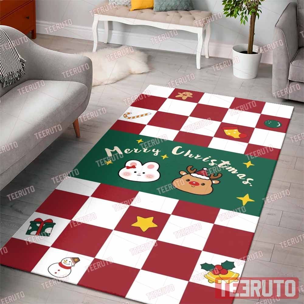 Chibi Xmas Christmas Stuffs Rug