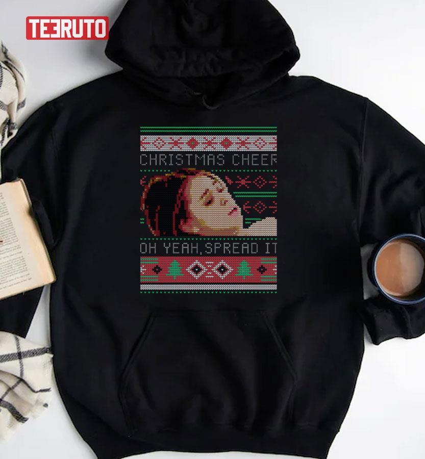 Christmas Cheer Oh Yeah Spread It Christmas Meme Unisex Sweatshirt