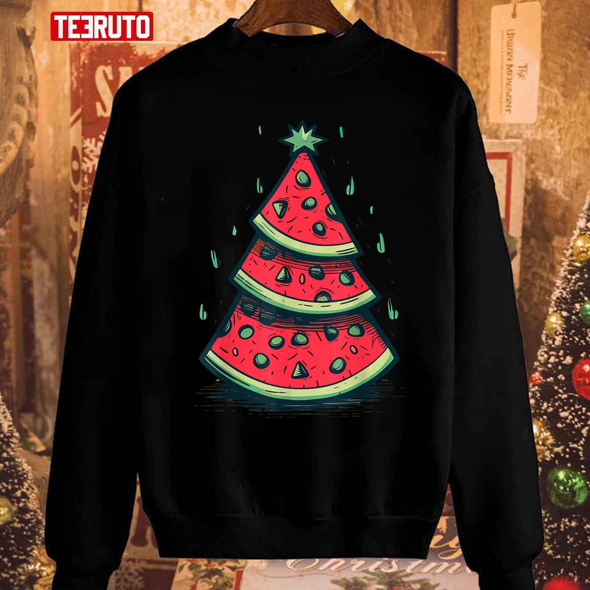 Christmas In July Watermelon Christmas Sweatshirt