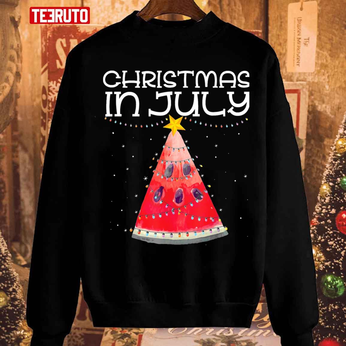 Christmas In July Watermelon Sweatshirt