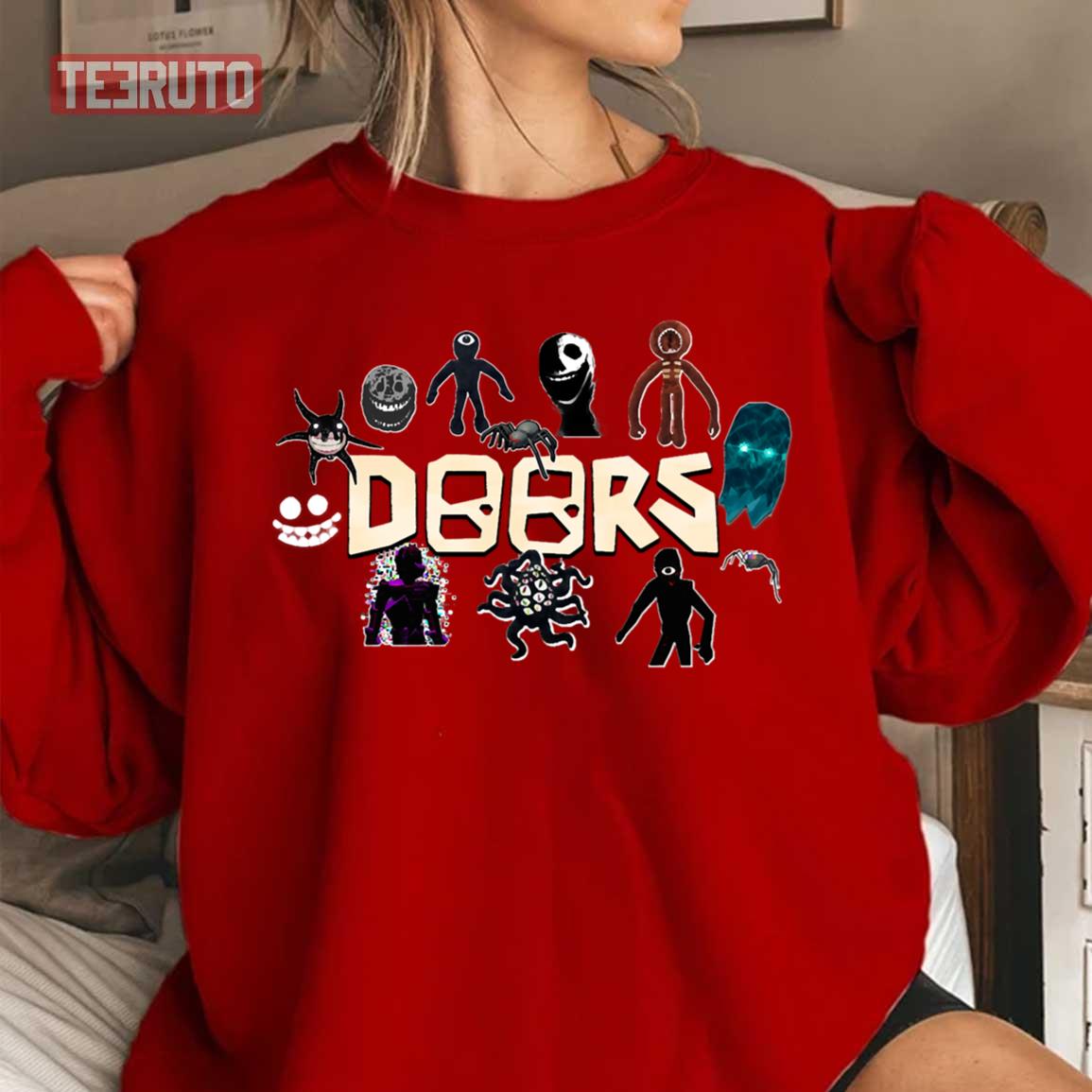 Psst… Its Screech Roblox Doors T-shirt,Sweater, Hoodie, And Long Sleeved,  Ladies, Tank Top