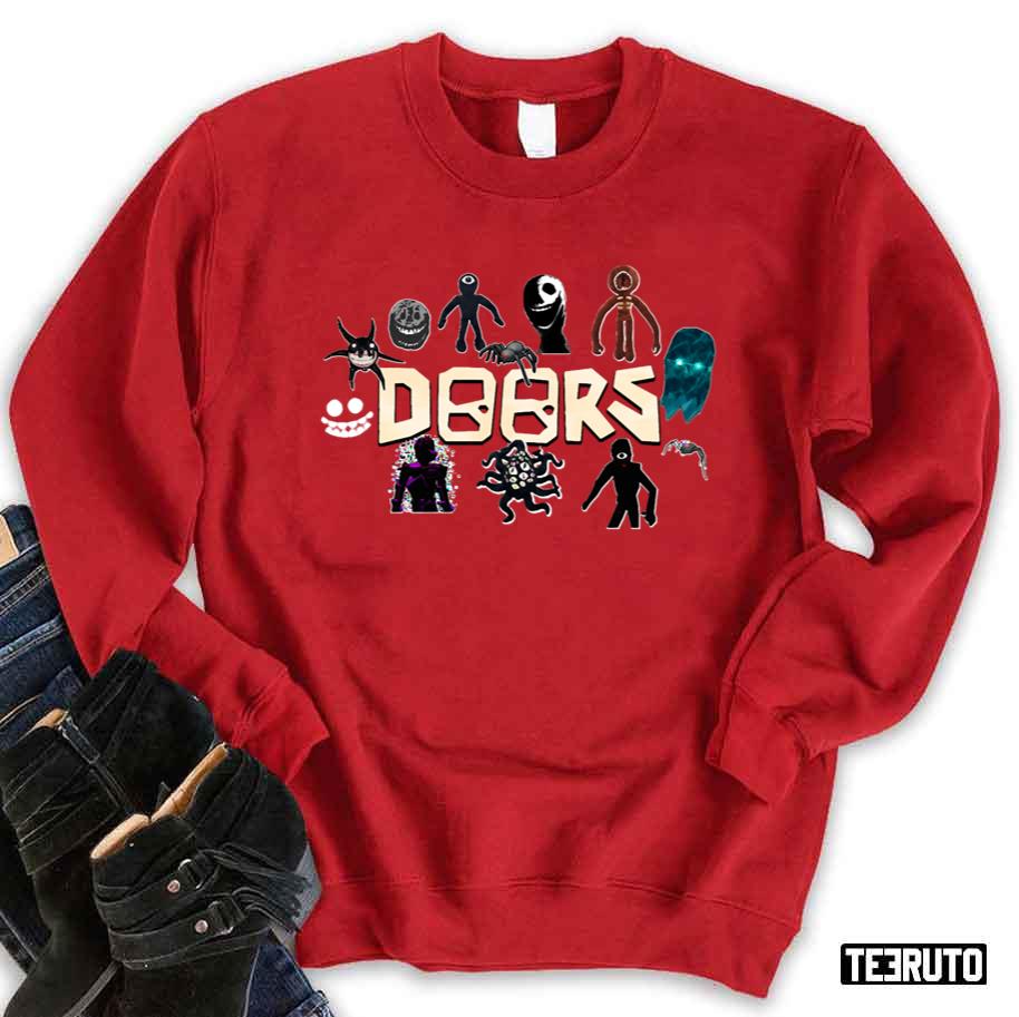 Christmas Roblox Doors Videogame Monsters Sweatshirt - Teeruto