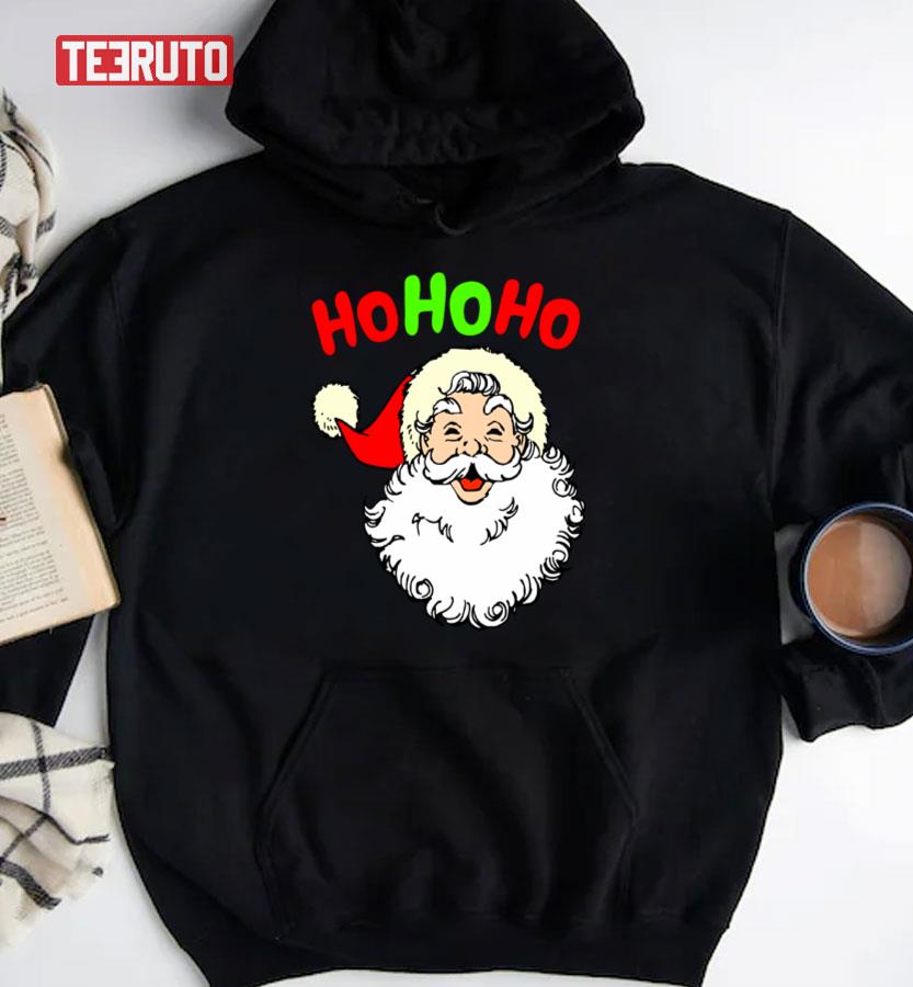 Christmas Santa Claus Ho Ho Ho Unisex Sweatshirt