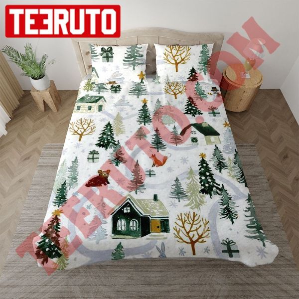 Christmas Town Winter Holodays 2023 Bedding Sets