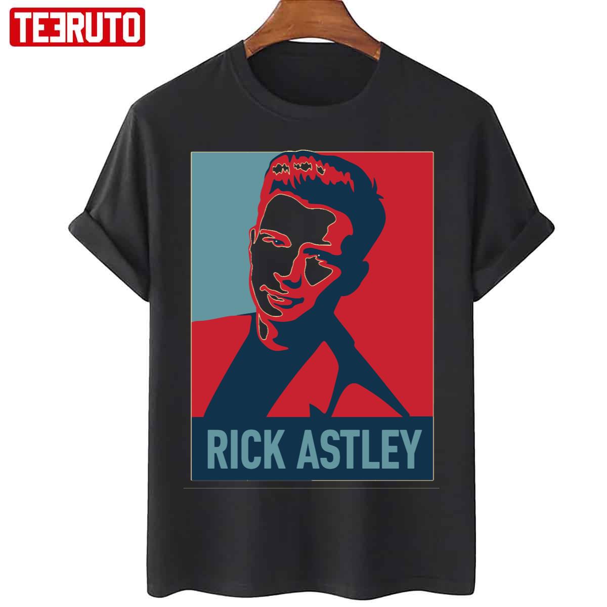 Colored Rick Astley Fan Art Unisex T-Shirt