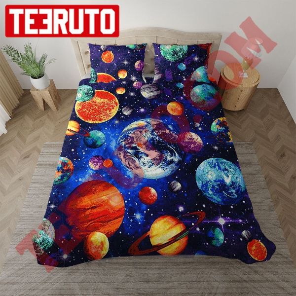 Colorful Space Art Bedding Sets
