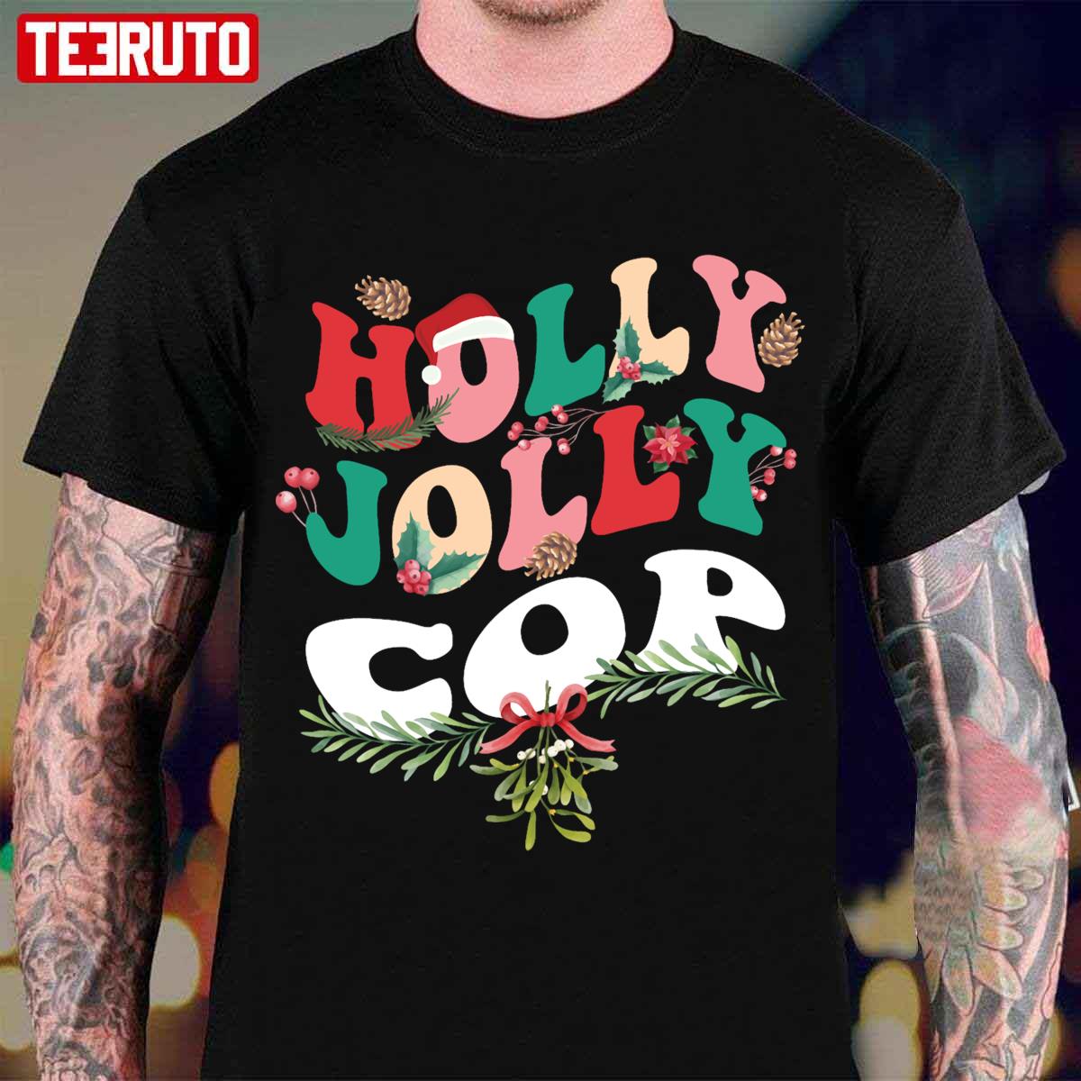 Cop Christmas Holiday Unisex T-Shirt