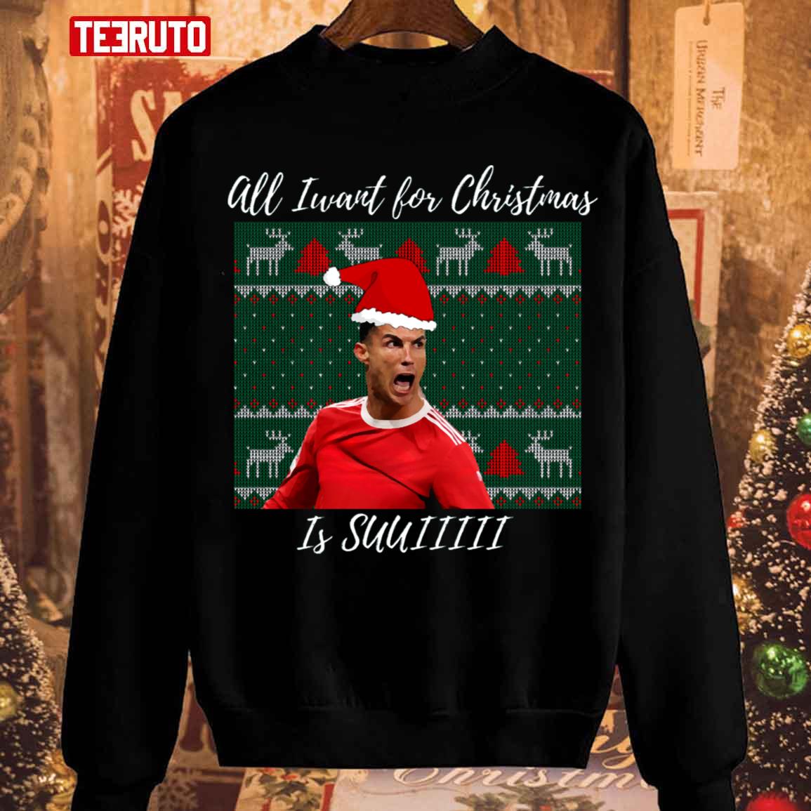 Cristiano Ronaldo Funny Meme Active Unisex Sweatshirt
