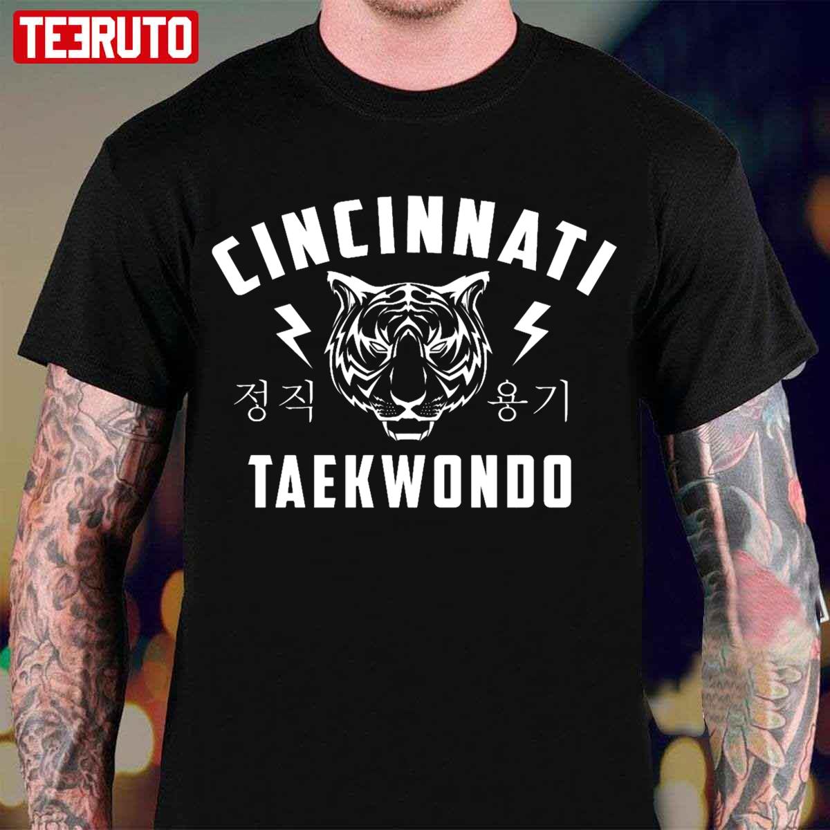 Ctc Lightning Tiger White Print Unisex T-Shirt