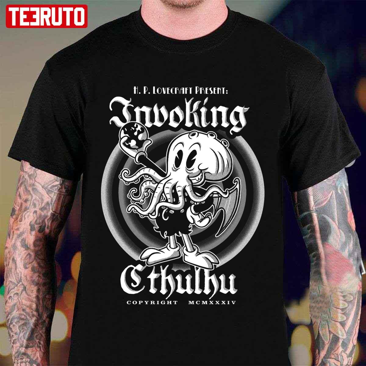 Cute 30s Cthulhu Old Cartoon Unisex T-Shirt