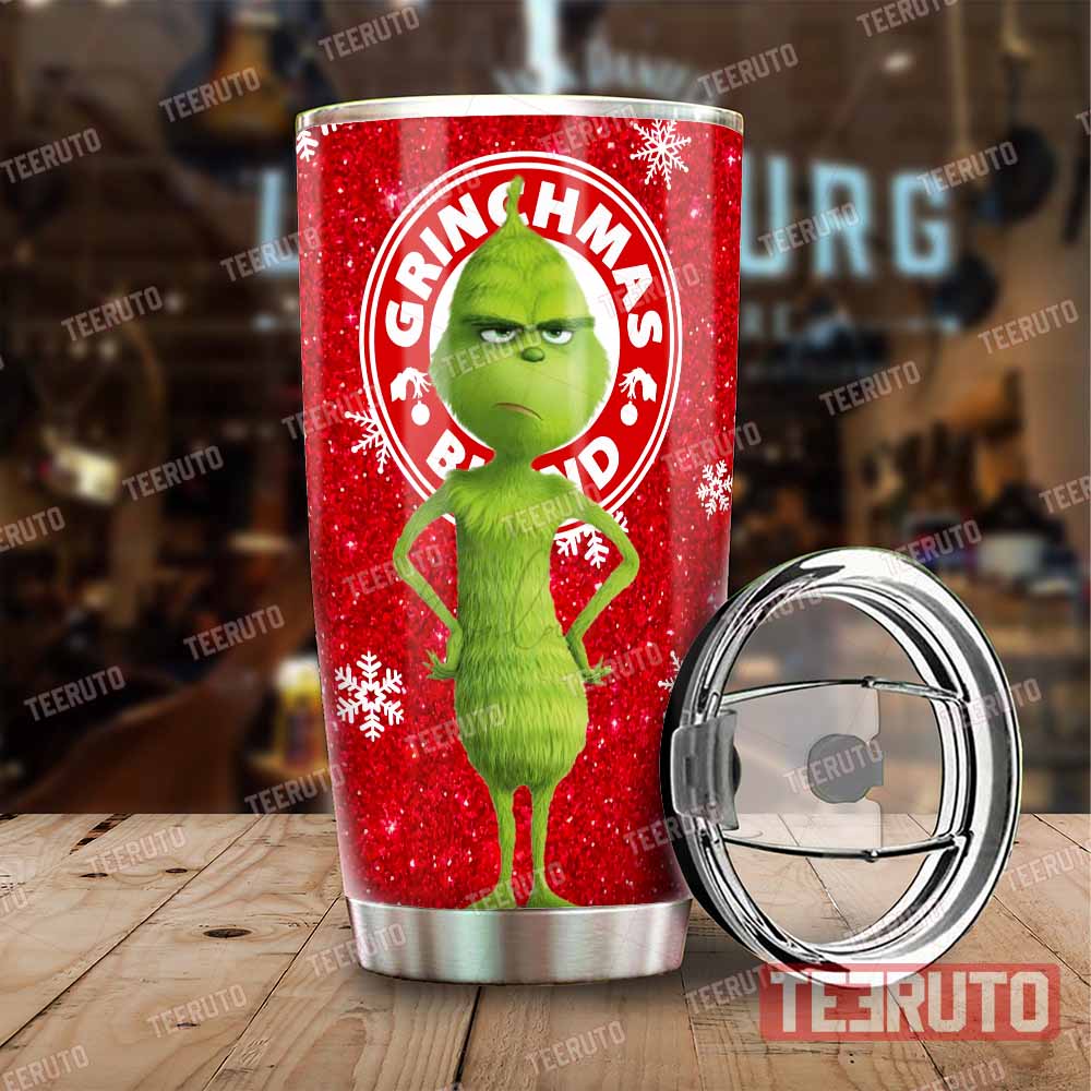 Cute Grinchmas Merry Christmas Stainless Tumbler