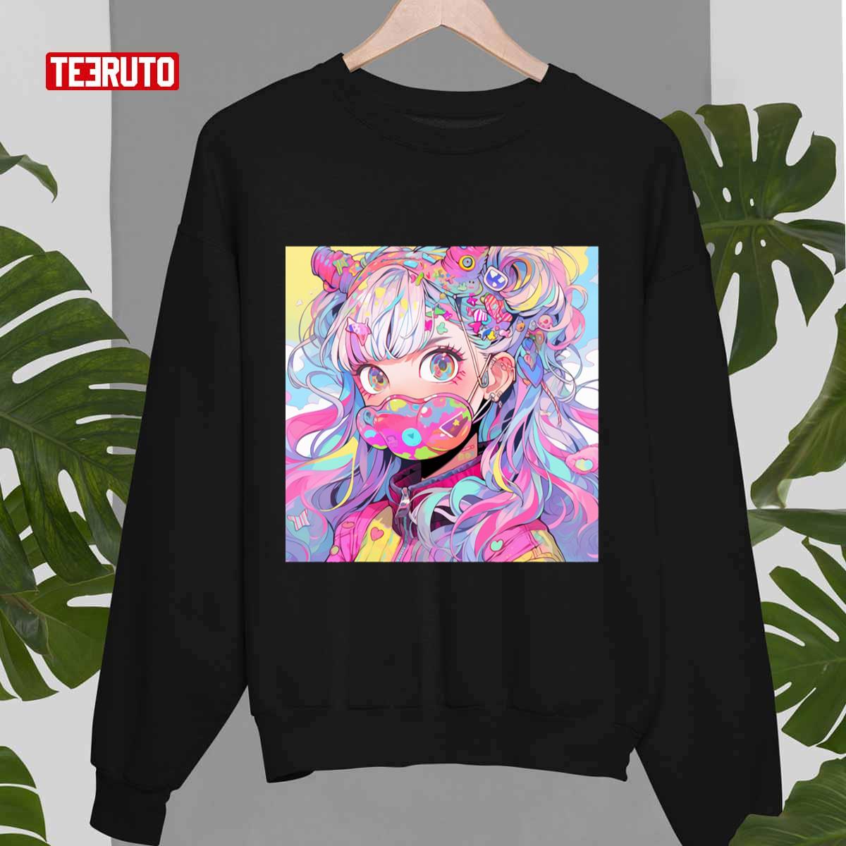 Cute Pastel Harajuku Anime Girl Unisex Sweatshirt