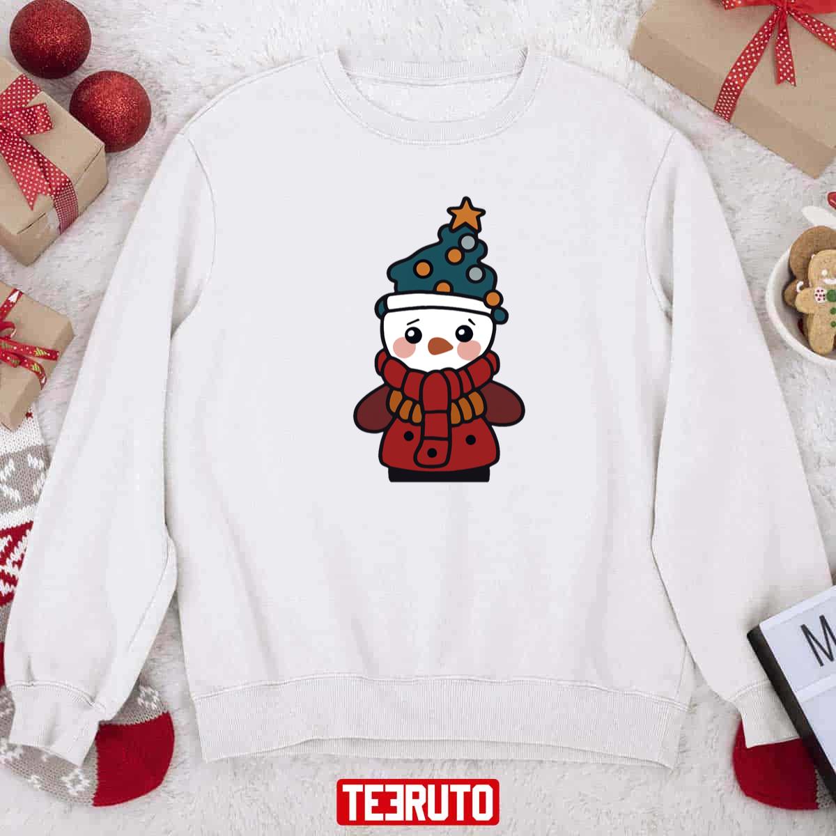 Cute Snowman Christmas 2023 Unisex Sweatshirt