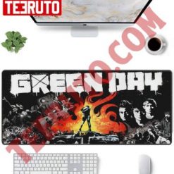 Dancing In Hell Green Day Mouse Pad