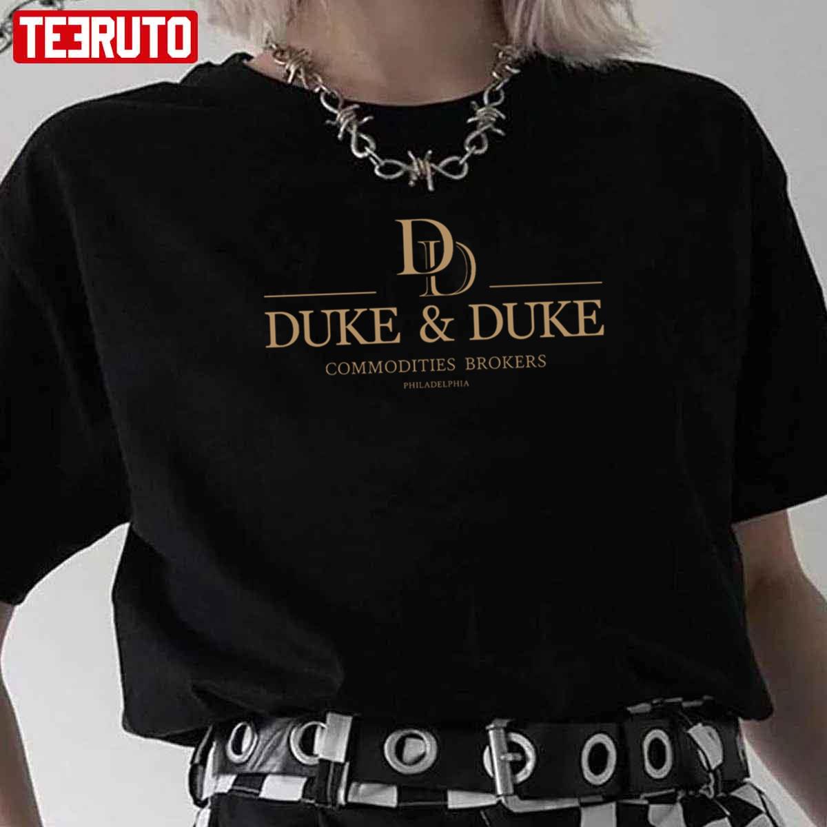 Duke & Duke Trading Places Gold Variant Unisex T-Shirt