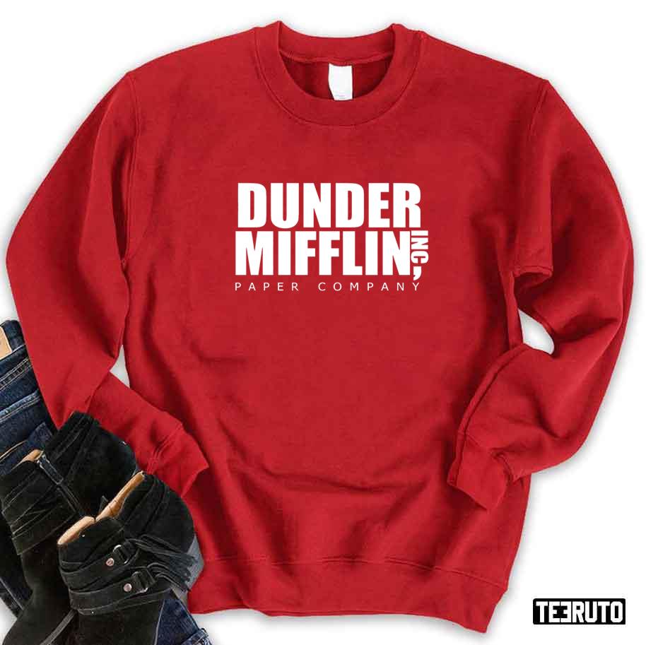 Dunder Mifflin Paper Company Logo The Office Unisex Sweatshirt