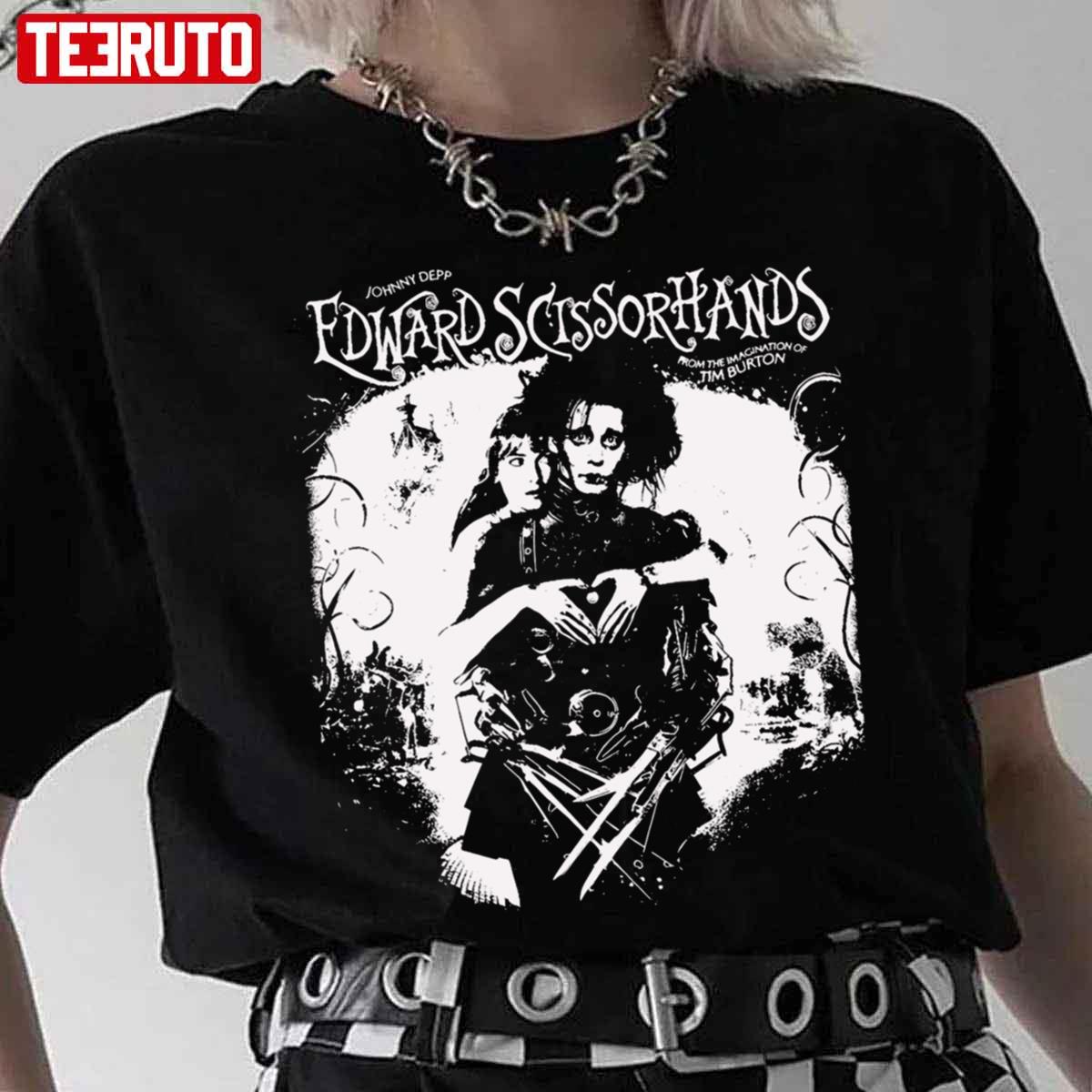 Edward Scissorhands Christmas Movie Unisex T-Shirt - Teeruto