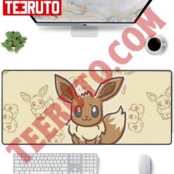 Eevee Yellow Pokemon Pattern Mouse Pad