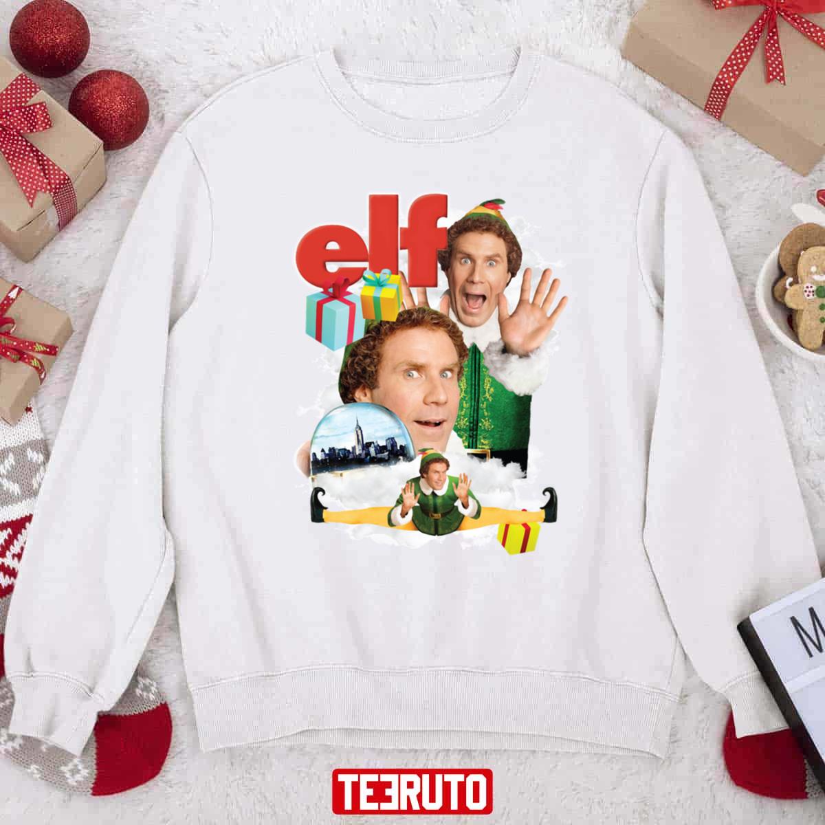 Elf Collage Christmas Unisex Sweatshirt