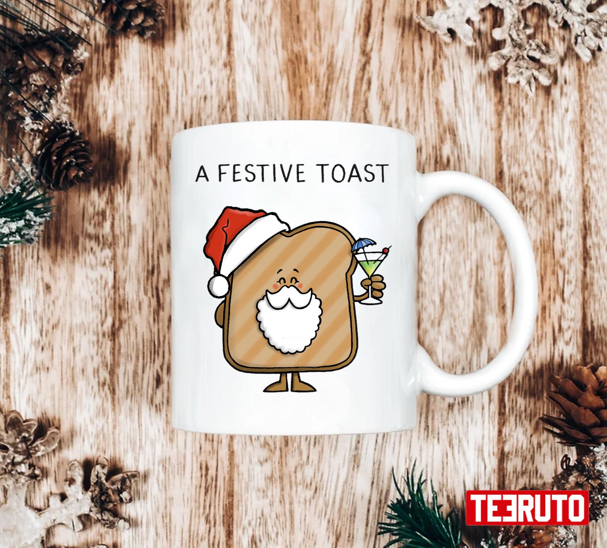 Festive Toast Christmas Unisex Sweatshirt