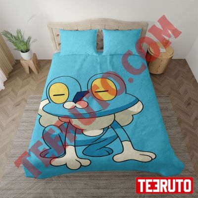 Froukie Blue Frog Pokemon Bedding Sets