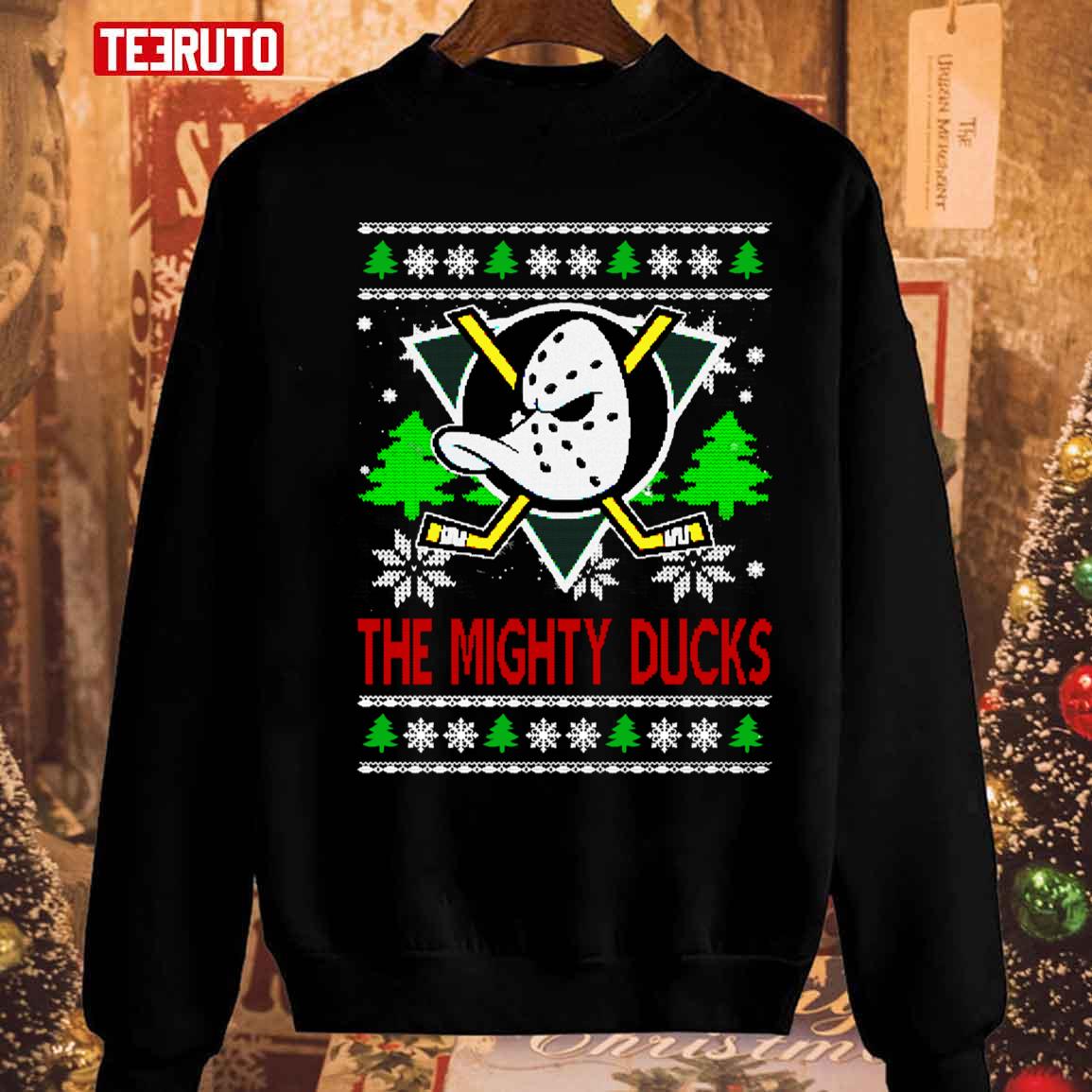 Funny The Mighty Sports Ducks Christmas Unisex Sweatshirt