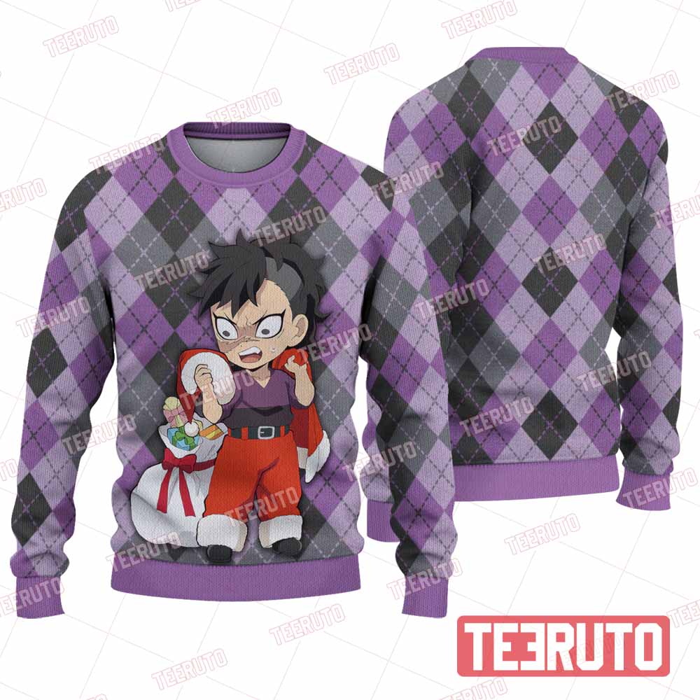 Genya Shinazugawa Slayer (Ver 02) Christmas Agyle Knitted Sweater