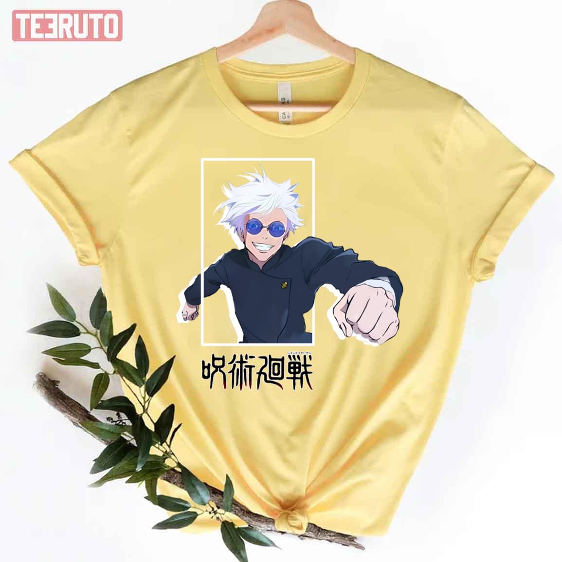 Gojo Satoru Jjk Jujutsu Kaisen Premium Unisex T-Shirt - Teeruto