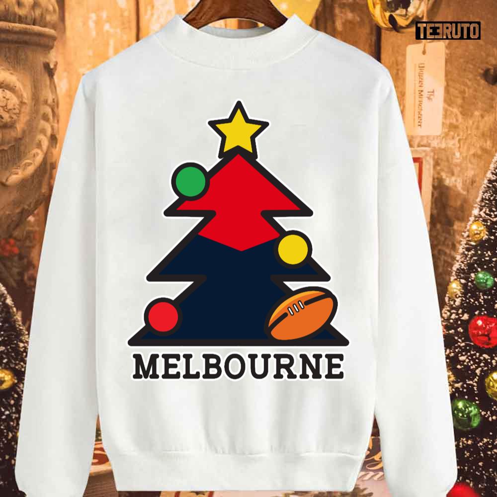 Graphic Melbourne Christmas Cas Unisex Sweatshirt