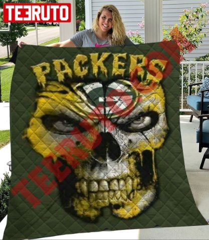 Grimson Ghost Greenbay Packers Quilt Blanket - Teeruto