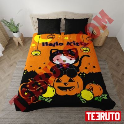 Hello Kitty Halloween Design Spooky Bedding Sets