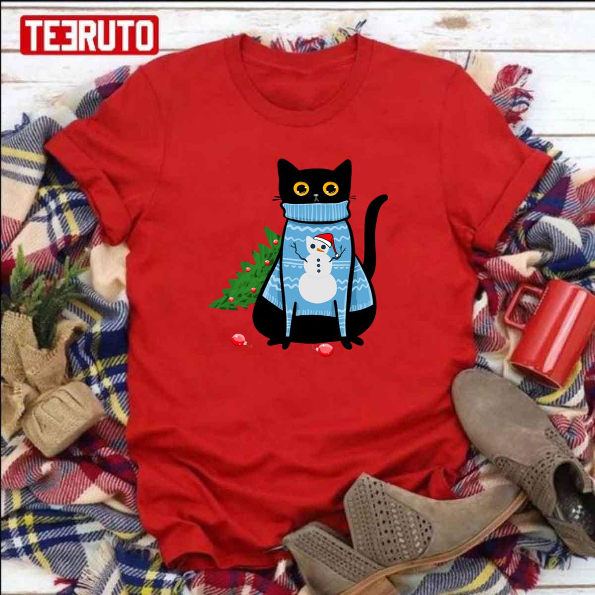It Wasn’t Me Cat Christmas Unisex Sweatshirt