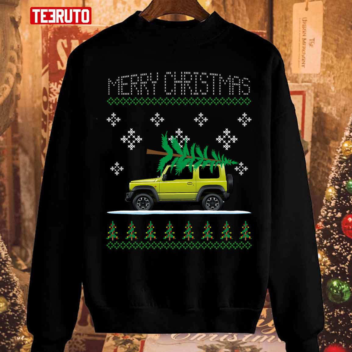 Jimny Christmas Car T Sweatshirt